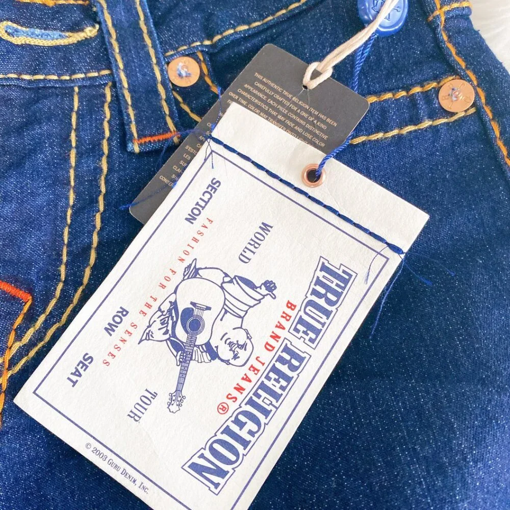 True Religion Mid Rise Straight Jean, NWT - Picture 7 of 7